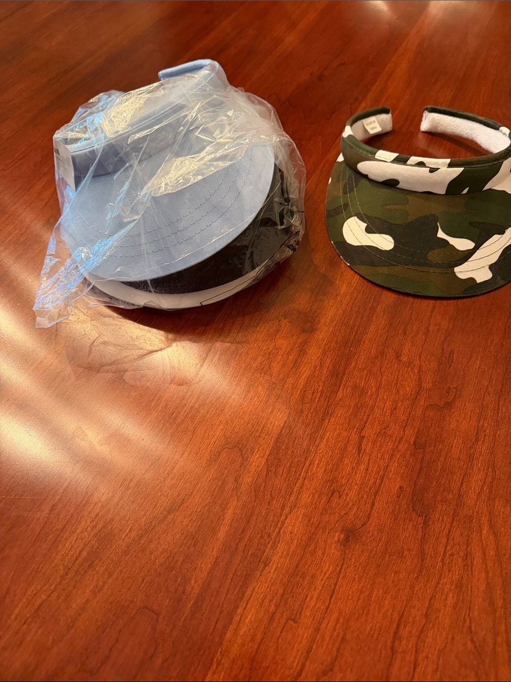 Women’s Visors- Green Camo, White. Black, Baby Blue, OS